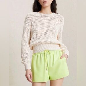 A.L.C. Ivory Open Knit Laney sweater size: M
